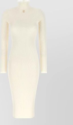 Elisabetta Franchi ribbed knit midi dress