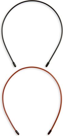 France Luxe Twiggy 2-Pack Headbands in Black/Tortoise at Nordstrom