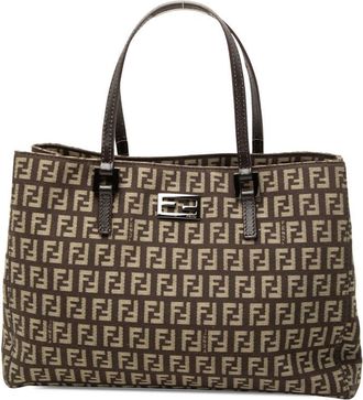 Fendi Pre-owned Fendi Small Zucchino Canvas Tote Ladies S9GTEDUQ8ZTTG666