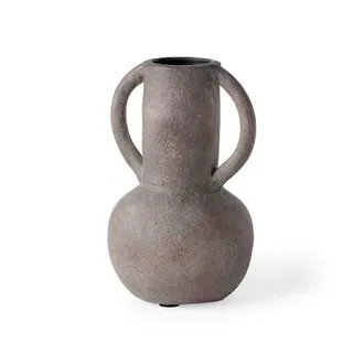 Mercana Armani Double Ear Ceramic Vase in Brown at Nordstrom, Size Small
