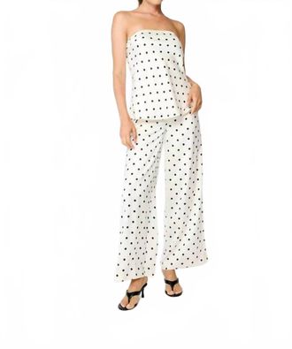 Line & Dot Ravyn Tube Top In Ivory Multi