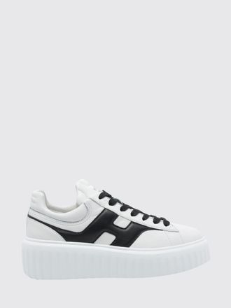 Hogan H-Stripes Smooth Leather Platform Trainers