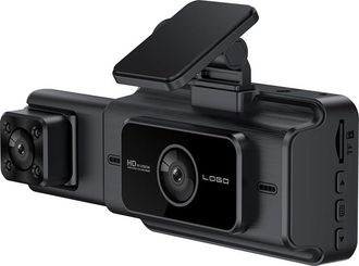 OEM Grabadora De Conducci&oacute;n Con Detecci&oacute;n De Movimiento, Visi&oacute;n Nocturna, C&aacute;maras Delantera Y Trasera, 3 Lentes, Dvr Para Coche, Grabaci&oacute;n En Bucle, Hd 10