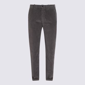 Incotex Black Cotton Pants