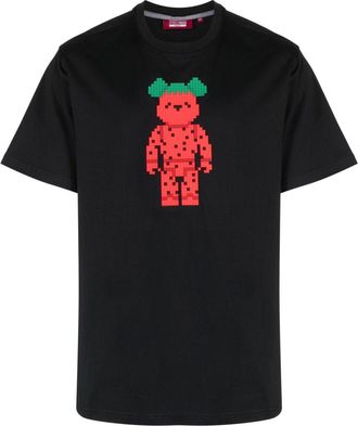 Mostly Heard Rarely Seen Slice Of Melon Bear T-shirt - men - Cotton - M - Black