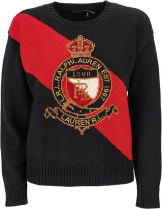 Ralph Lauren Mujer, Jerseys, Negro, Talla: L