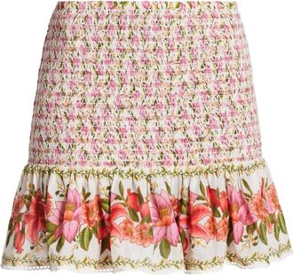 Farm Rio Minigonna a fiori - Rosa