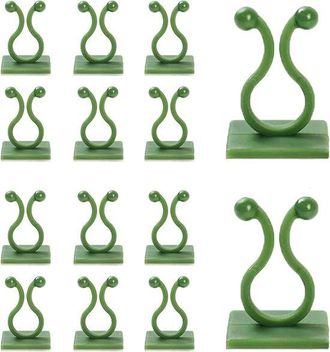 OEM Clips De Pared Para Plantas - Ganchos Para Plantas Trepadoras - Organiza Tus Plantas - Autoadhesivos E Invisibles - 100 Unidades - Verde