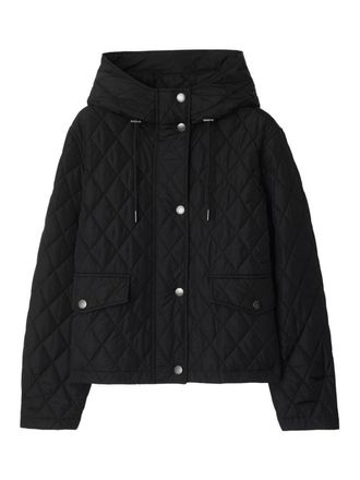 Burberry Quilted Hooded Jacket