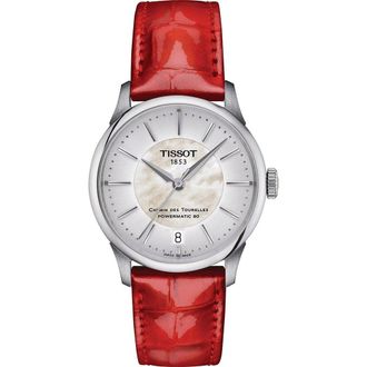 Tissot T-classic Chemin Des Tourelles Powermatic 80 Dames Horloge Rood T1392071611100