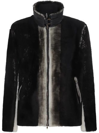 Salvatore Santoro ombré-effect jacket - men - Leather - 50 - Black