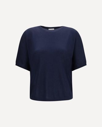 Brunello Cucinelli Short-sleeve cashmere and silk Sweater Female M
