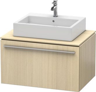 Duravit Duravit X-large Mueble De Pared Para Consola 6713, 1 Extra&iacute;ble, 800mm, Color (frente/cuerpo): Roble Mediterr&aacute;neo Chapa De Madera Aut&eacute;ntica - Xl6713071