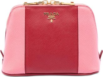 Prada Pre-owned Prada Bicolor Saffiano Cosmetic Pouch SBDJSCUQRQDBJYCR
