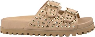 Alma En Pena Alma EN Pena, Schoenen, Dames, Beige, 38 EU, Comfort sandaal track zool