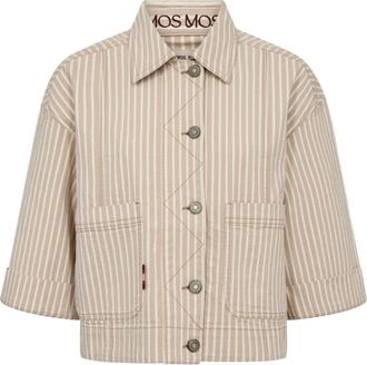 Mos Mosh MMAline Check Jacket - - Jackets - Donna - Beige - S