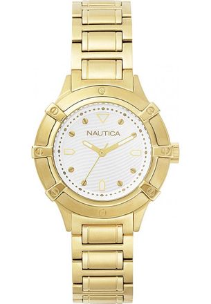Nautica Womens NAPCPR004 Ladies Watch - Gold - One Size