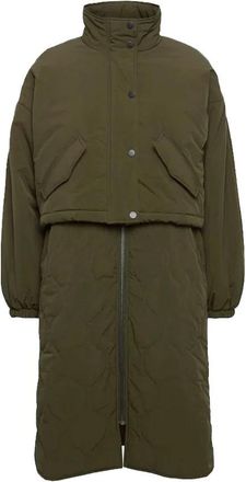 Ichi Stijlvolle Ichi Jas - Dames - Parka Jassen - Groen - XS - Jassen