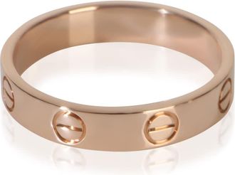 Cartier Pre-Owned Cartier Rose Gold Small Model Love Ring