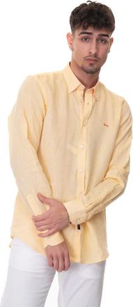Harmont & Blaine Casual shirt - Heren - Casual Overhemden - Geel - 3XL - Overhemden