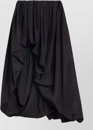 Jil Sander draped high-rise asymmetric skirt