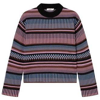 Dedicated Sweater Limhamn Dashed Stripe Pullover f&uuml;r Damen | bunt