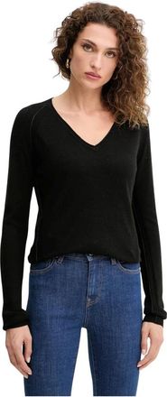Silvian Heach Jersey de pico Diegorosa - Knitwear - Mujer - Negro - XL