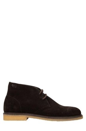 BOSS Kope Suede Chukka Boot in Dark Brn at Nordstrom, Size 10Us