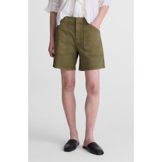 Madewell Essex Utility Shorts in Faded Ivy at Nordstrom, Size 26