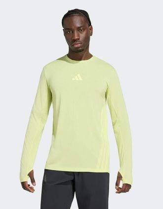 adidas adidas Performance - Terrex Xperior Climacool+ - T-shirt a maniche lunghe color limone semi ghiacciato-Giallo