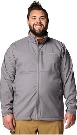 Columbia Big Tall Ascendertm Softshell Jacket Mens Coat City Grey : 2XL Tall, Polyester