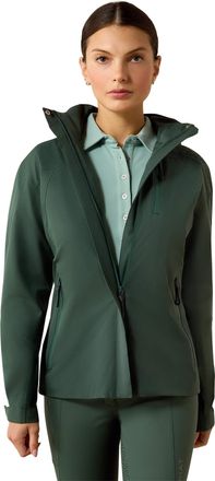 Ariat Womens Coastal Waterproof Jacket Long Sleeve in Monstera, Size X-Large, by Ariat