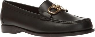 Ferragamo Ladies Black Loafers, US Size 4.5