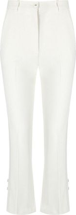 Elisabetta Franchi PANTALONE SMOKING AVORIO ELISABETTA FRANCHI