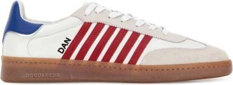 Dsquared2 Boxer Sneakers - Heren - Sneakers - Wit - 42 EU - Leer - Schoenen