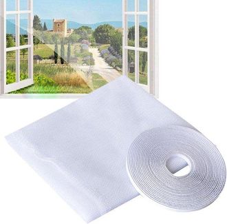 OEM Mosquitera Para Ventanas, Malla Fina Autoadhesiva Invisible Para Ventanas, Invernaderos, Ba&ntilde;os, Garajes, Casas, Cocinas Y Apartamentos