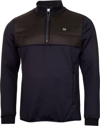 Calvin Klein Mens Half Jacket in Navy - Blue - Size X-Large