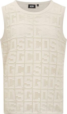 GCDS Gcds Macramé Tank Top