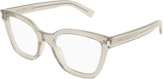 Saint Laurent Cat-eye Frame - Dames - Brillen - Geel - 54 MM - Accessoires