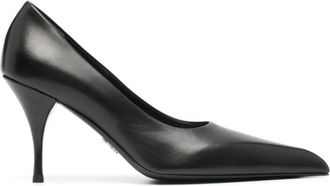 Prada Black Leather Pumps