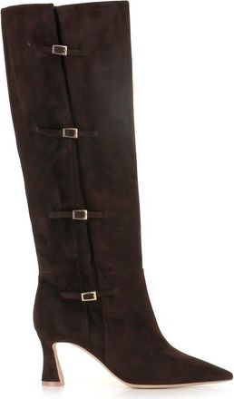 Malone Souliers Su&egrave;de Laars - Dames - Laarzen met Hak - Zwart - 39 EU - Su&egrave;de - Schoenen