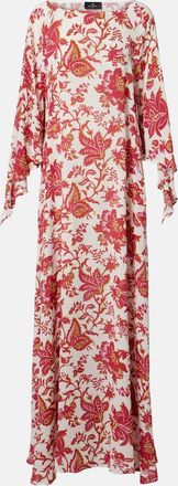 Etro Abito lungo con stampa floreale