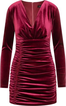 Actualee ruched dress - Red