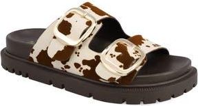 Mia Alttar Slide Sandal in Brown Cow at Nordstrom Rack, Size 6.5