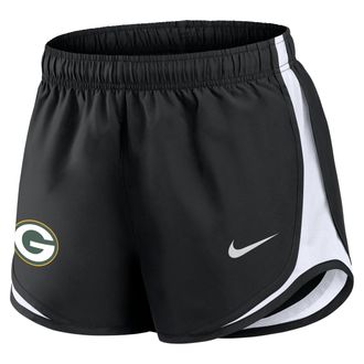 Nike Green Bay Packers Tempo Nike Womens Dri-FIT NFL Shorts in Black | 04PK093N7T-T2G