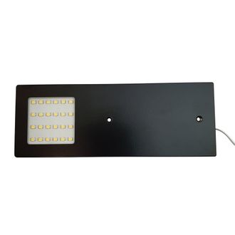 Loops 5x MATT BLACK Ultra-Slim Rectangle Under Cabinet Kitchen Light & Driver Kit - Natural White LED