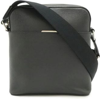 Louis Vuitton Pre-owned Pochette Schoudertas - Dames - Vintage Schoudertas - Zwart - ONE Size - Leer - Vintage