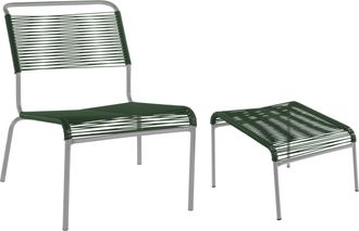 Schubiger M&ouml;bel Spaghetti-Lounger + Hocker S&auml;ntis