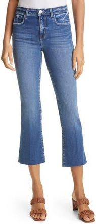 L'agence Kendra Raw Hem Crop Flare Leg Jeans in Laredo at Nordstrom Rack, Size 33