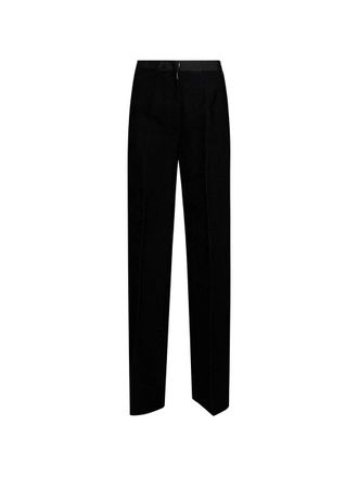 Forte_Forte Pantalone Vita Alta Velluto Fluido Duemilarighe